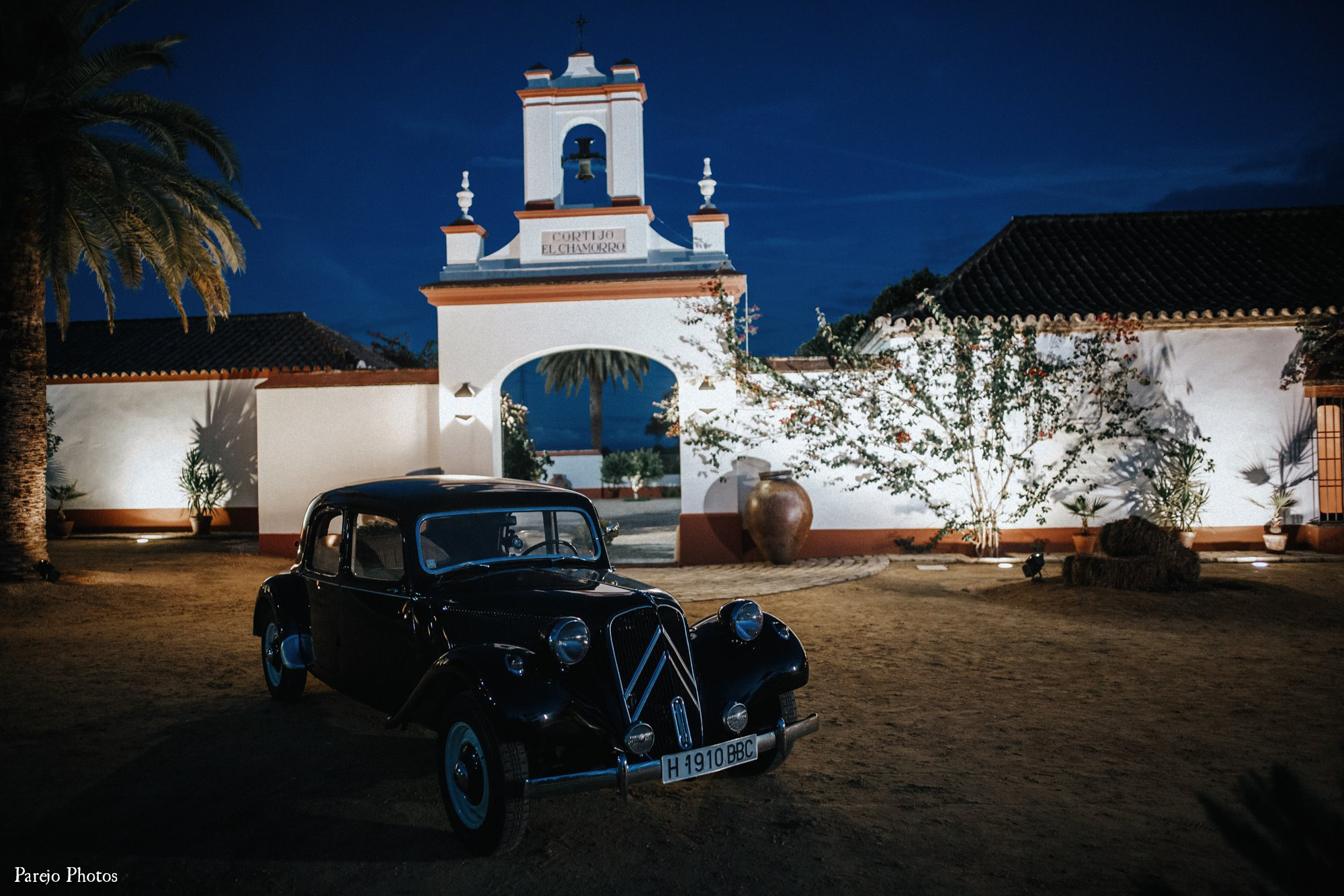 coche para bodas en hacienda el chamorro. sevilla clasicos