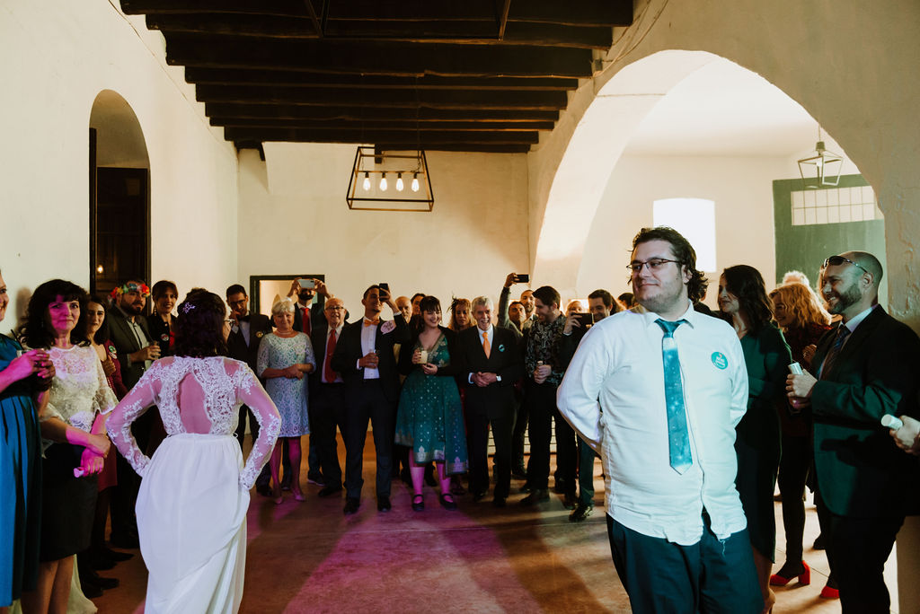 baile novios boda invierno